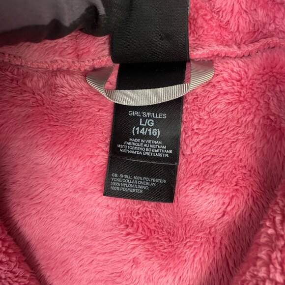 The North Face Denali Thermal Fleece Jacket Girls Large 14/16 Pink Full Zip AQLK - Picture 7 of 14